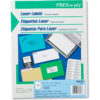Avery® Pres-A-Ply Laser Address Labels 2 x 4 White 1000/Box