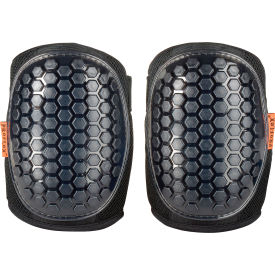 Ergodyne® ProFlex® 367 Lightweight Gel Knee Pads Round Cap Black 18467