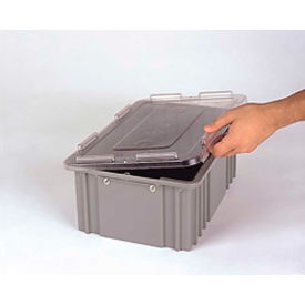 LEWISBins Heavy Duty Snap-On Cover 3000 Series CDC3040 Clear