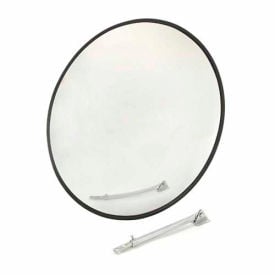 Round Acrylic Convex Mirror Outdoor 26"" Dia. 160° Viewing Angle