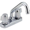 Delta 2133LF Classic Two Handle Laundry Faucet Chrome