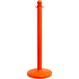 Global Industrial™ Plastic Stanchion Post 40""H Safety Orange