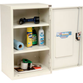 Global Industrial™ Wall Mount Storage Cabinet 19-7/8""W x 14-1/4""D x 32-3/4""H Assembled White