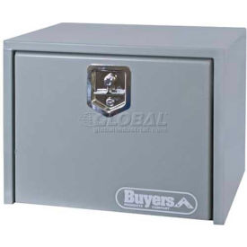 Buyers Steel Underbody Truck Box w/ Stainless Steel T-Handle - Primed Gray 18x18x48 - 1702910