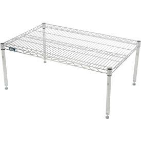 Nexel® Poly-Green™ Wire Dunnage Rack - 30""W x 21""D x 14""H