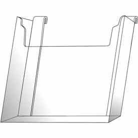 8-1/2""W X 11""H Acrylic Gridwall Literature Holder - Clear