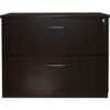 Safco® Medina Series 2 Drawer Lateral File Mocha