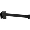 Global Industrial Wall Mount Retractable Belt Barrier Black Case W/7-1/2' Black Belt