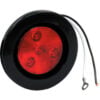 2-1/2"" Round 1 Led Red Marker Light W/ Grommet & Plug - Min Qty 6