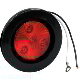 2-1/2"" Round 1 Led Red Marker Light W/ Grommet & Plug - Min Qty 6