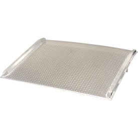 Aluminum Dock Board with Aluminum Curbs BTA-05006060 60x60 5000 Lb. Cap.