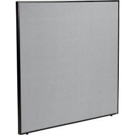 Interion® Office Partition Panel 60-1/4""W x 60""H Gray