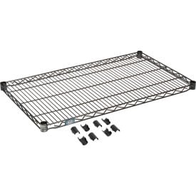 Nexel® S2136B Black Epoxy Wire Shelf 36""W x 21""D