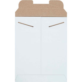 Stayflats® Tab Lock Mailers 9""W x 11-1/2""L White 100/Pack