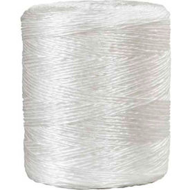 Global Industrial™ Polypropylene Tying Twine 1 Ply 3500'L 325 Lbs. Tensile Strength White