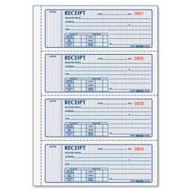 Rediform® Money Receipt Book 3-Part Carbonless 2-3/4"" x 7"" 100 Sets/Book