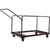 Interion® Table Cart For 48"" and 60"" Round Folding Tables Holds 10