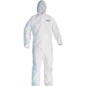 Kleenguard® A40 Liquid & Particle Protection Coverall 44323 White L 25/Case