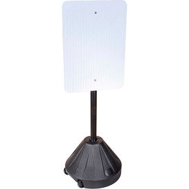 Magic Master PP2-58P Next Generation Rolling Black Sign Base w/ 58"" Pole