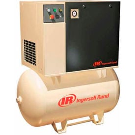 Ingersoll Rand UP6-7.5-125 7.5 HP Rotary Screw Comp 80 Gal Horiz. 125 PSI 28 CFM 1PH 230V