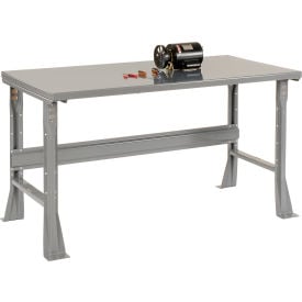 Global Industrial™ Workbench with Flared Leg 60 x 30"" Steel Square Edge