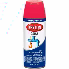 Krylon OSHA Aerosol Paint Safety Red 12 oz. Aerosol Can