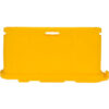 Stackable Safety Poly Barricade 76-1/2""L Yellow