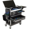 Sunex® Tools Professional 5-Drawer Black Tool Cart W/ Locking Top 27""H