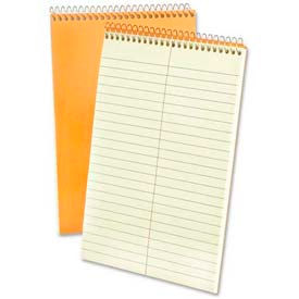 Esselte® Rigid Kraft Covered Steno Book 6"" x 9"" Gregg Ruled Green Tint 60 Sheets/Pad