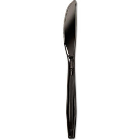 Boardwalk® FLPSKNB Full Length Knives Polystyrene Black 1000/Carton