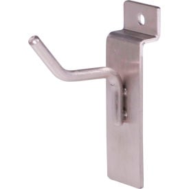 2"" Hook for Slatwall - Satin Nickel