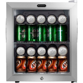 Whynter BR-062WS Beverage Refrigerator With Lock Stainless Steel 62 Can Capacity