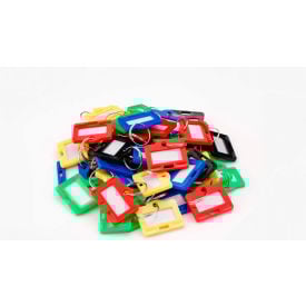 Barska 50 Small Assorted Key Tags with Window Insert 1""W x 0.8""D x 0.18""H each