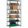 Global Industrial™ 7 Shelf 18 Ga Open Steel Shelving Unit 48""W x 12""D x 73""H Gray
