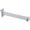 12""L Hangrail Bracket To Hold Rectangular Tubing - Semi-Gloss White