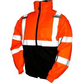 Tingley® J26119 Bomber II Hooded Jacket Fluorescent Orange/Red/Black Large