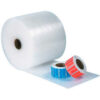 Global Industrial UPSable Non Perforated Bubble Roll 48""W x 125'L x 1/2"" Bubble Clear