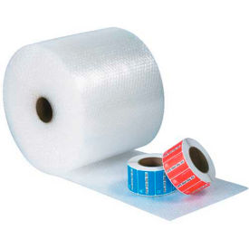 Global Industrial™ UPSable Non Perforated Bubble Roll 48""W x 125'L x 1/2"" Bubble Clear