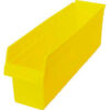 Plastic Nesting Storage Shelf Bin QSB806 6-5/8""W x 23-5/8""L x 8""H Yellow