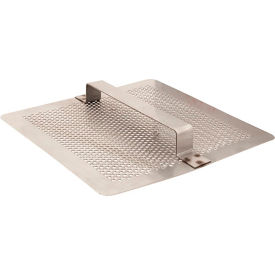 Allpoints 1021107 Strainer Drain 7-3/4""Sq Stainless Steel