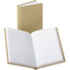 Handy Size Bound Memo Book Stiff Tan Cover 7 x 4-3/8 Size 96 Pages