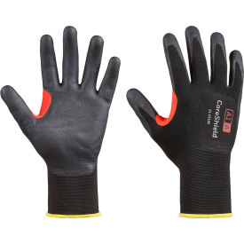 Honeywell Coreshield™ 15 Gauge Nylon Black Liner Gloves Nitrile Micro-Foam Coating Size 8M