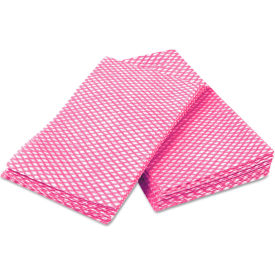 Cascades PRO Tuff-Job Foodservice Towels 12"" x 24"" Pink/White 200/Carton