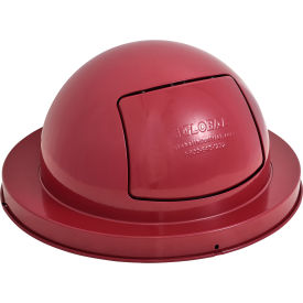 Global Industrial™ Steel Dome Lid For Mesh Trash Container Red