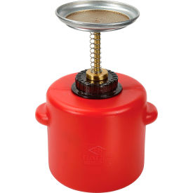 Eagle Safety Plunger Can - 2 Quart Polyethylene