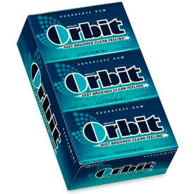 Wrigley® Orbit Chewing Gum Peppermint 14 Pieces/Pack 12/Box