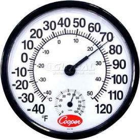 Cooper-Atkins® 212-150-8 - Thermometer Wall Temperature/Humidity