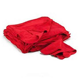 Red Cotton Shop Towels - 14""w x 15""d - UFSN900RST