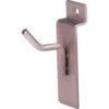 1"" Hook for Slatwall - Satin Nickel