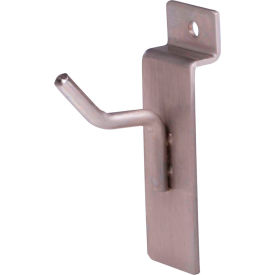1"" Hook for Slatwall - Satin Nickel